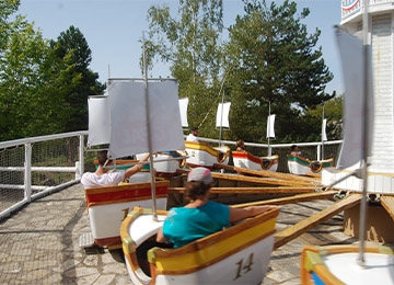 Les caravelles au parc d'attraction Le PAL